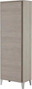 Colonna da bagno portascope WORLD 40x180 cm in legno a 1 anta Rovere Chiaro
