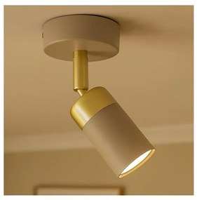 Brilagi - Faretto da parete POKER 1xGU10/25W/230V beige