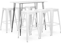 Set da Bar 7 pz Bianco 3057416