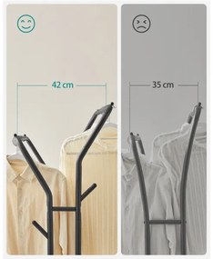 Appendiabiti mobile LINEA nero