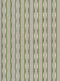 Långelid / von Brömssen Tapete Stitched Stripe - Leaf Green