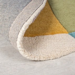 Tappeto rotondo in lana tessuto a mano ø 160 cm Glow Multi – Flair Rugs