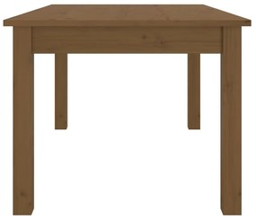 Tavolino da salotto miele 80x50x40 cm legno massello di pino