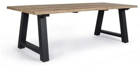 Tavolo ROLAND per esterno in Legno-Alluminio 240x100x h77 cm