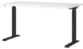 Tavolo da lavoro regolabile in altezza con piano bianco 80x140 cm Downey - Germania