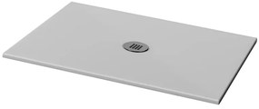 Piatto doccia in ceramica extra slim grigio L 180 x L 80 cm