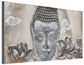 Stampa su tela Buddha, multicolore 150 x 65 cm