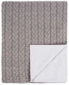 Coperta Sommar grigia, 130 x 170 cm - Tiseco Home Studio