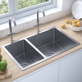 Lavello Da Cucina İn Acciaio Inossidabile /