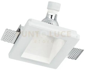 Incasso ghost luce laterale bianco 1 luce attacco gu10 12x12x5,5cm ...