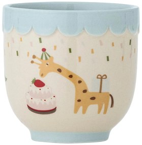 Tazza per bambini blu e color crema in gres 150 ml Celebrate – Bloomingville Mini