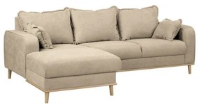 Divano angolare beige (angolo sinistro) Beata - Ropez