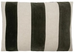 Tikamoon - Cuscino in lino 60x40 cm Sono verde