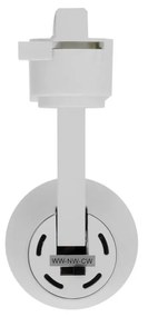 Faro LED 15W Monofase CRI92 CCT Bianco Variabile 38° Bridgelux LED Colore Bianco Variabile CCT