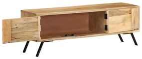 Mobile porta tv 110x30x40 cm in legno massello di mango