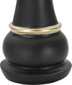 Regina Nera E Oro Cm Ø 9X25,5