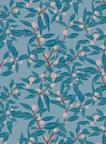 Tenue de Ville Carta da parati Clementine - Royal