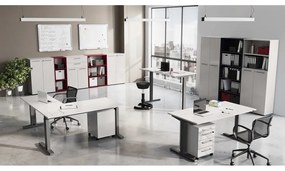 Tavolo da lavoro con altezza regolabile elettricamente 80x160 cm Agenda - Germania