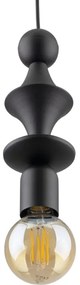 Lampadario a sospensione con filo TOWER 1xE27/15W/230V nero