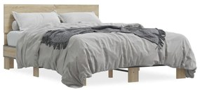 Giroletto Rovere Sonoma 120x190 Cm İn Legno Multistrato Metallo /
