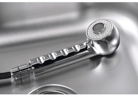 Aqualine - Miscelatore per lavello KASIOPEA 20 cm cromo lucido