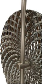 Lampada da parete argentata in metallo Silvery – Mauro Ferretti