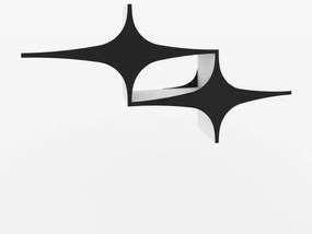 Mensola SUSEN 69x135 cm bianco/nero