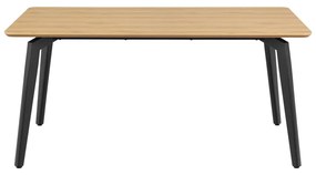 Tavolo da pranzo con piano effetto rovere 90x160 cm Cadiz - Actona