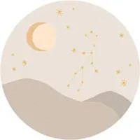 Eijffinger Carta da parati panoramica Star Sign Circles Beige - Virgo