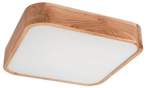 Plafoniera OAK SQUARE 4xE27/15W/230V 45x45 cm quercia