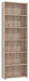 MADDIE - libreria sei ripiani moderno minimal in legno