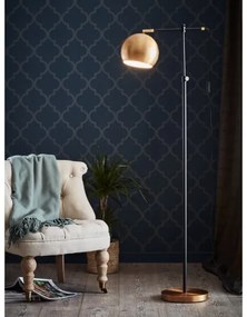 Markslöjd 107231 - Lampada da terra CHESTER 1xE27/40W/230V nero/bronzo