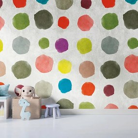 Fotomurale  Dots , multicolor 159 x 280 cm