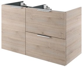 Mobile da bagno sotto lavabo SENSEA Neo L 105 x H 64 x P 48 cm 3 cassetti 1 anta, lavabo non incluso