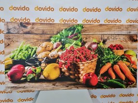 Stampa su tela – Frutta e verdura fresca