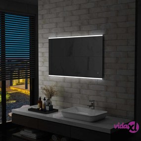 vidaXL Specchio LED da Bagno con Sensore Tattile 100x60 cm