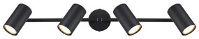Globo 57914-4 - Faretto ALLVI 4xGU10/25W/230V nero