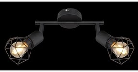 Globo - Faretto LED XARA 2xE14/6W/230V nero