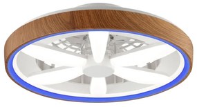 Brilliant - LED RGBW Ventilatore a soffitto dimmerabile GAIANO LED/24W/230V + +TC