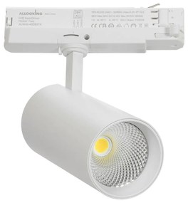 Faro LED 40W Dimmerabile 0-10V per Binario Trifase 38/60° Bianco CCT Colore Bianco Variabile CCT