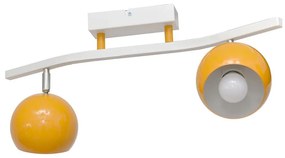 Faretto MORRIS 2xE27/15W/230V arancione