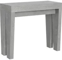 Consolle Allungabile 90-196x42x77 cm in Nobilitato Grigio