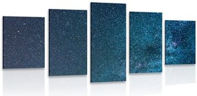 Quadri 5 pezzi – Via Lattea tra le stelle