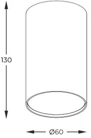 Zuma Line 3100103 - Luce Spot OAK 1xGU10/50W/230V quercia