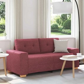 Divano Divanetto Rosso Vino 140 Cm İn Tessuto /