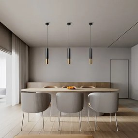 Immax 08252L - Lampadario a sospensione con filo PUNTO 1xGU10/9W/230V