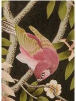 Liberty Carta da parati Silk Tree - Red Lac