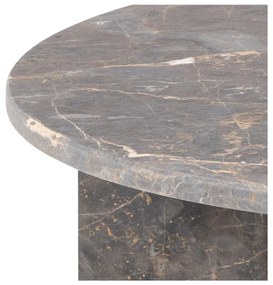 Tavolino rotondo in marmo grigio ø 90 cm Vega - Actona