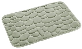 Tappetino da bagno verde 50x80 cm Ricochet - douceur d'intérieur