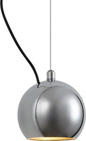 Lampada a sospensione di design cromata per sistema a binario monofase - Slimline Sara